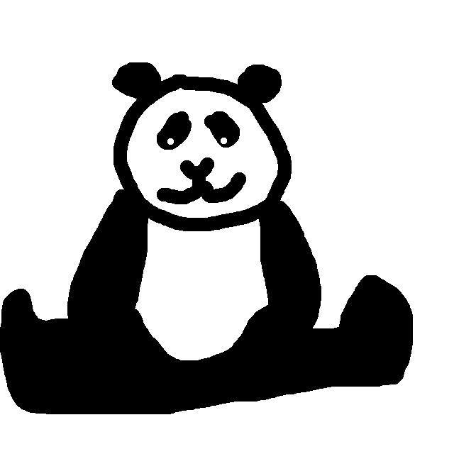 Le panda d’après les indications de Pierre Kroll